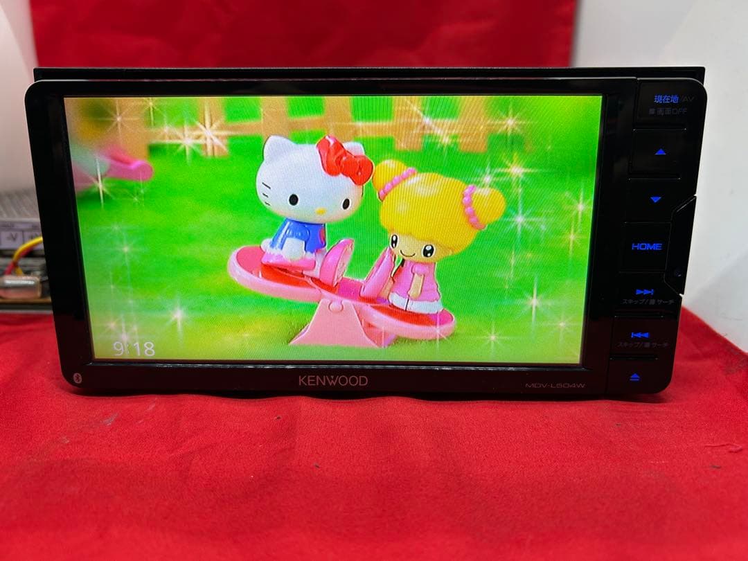 ⭐︎美品⭐︎KENWOOD 2024春地図　MDV-L504W 新品バックカメラ付き