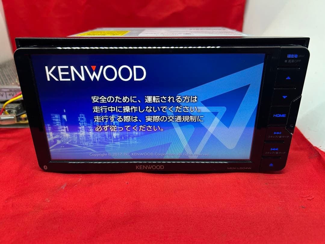 ⭐︎美品⭐︎KENWOOD 2024春地図　MDV-L504W 新品バックカメラ付き