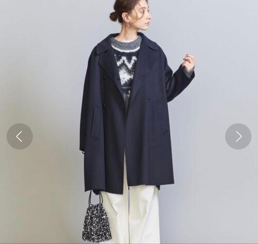 美品BEAUTY&YOUTH UNITED ARROWS リバー ポンチョコート