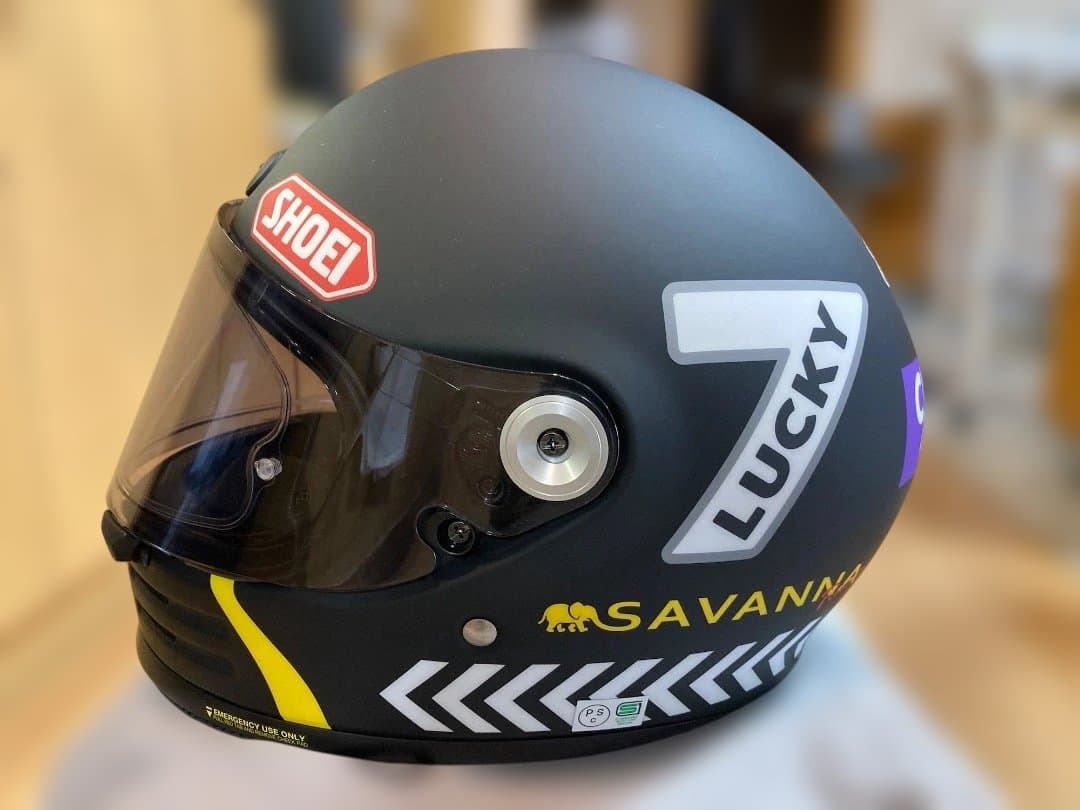 SHOEI グラムスター チーター カスタム 新品同様品 メローシールド付属