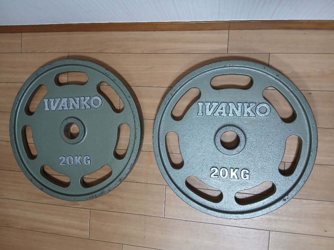 ①IVANKOイヴァンコ ラバープレー20kg x 1枚穴径50mm(同時購入)