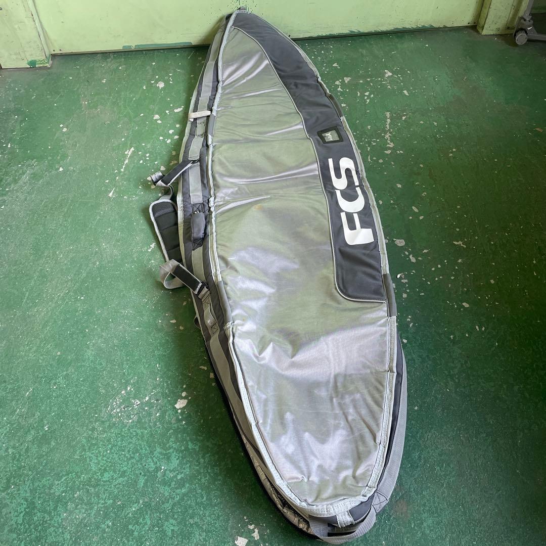 ★FCS サーフボードケース グレー マリンスポーツ アウトドア 収納ケース格安
