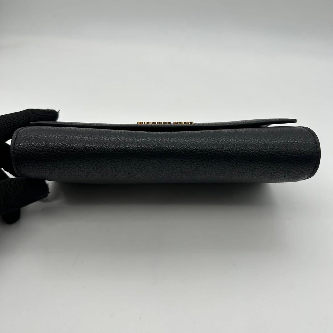 未使用級　マイケルコース　ショルダーウォレット　バッグ　財布　レザー　斜め掛け◎