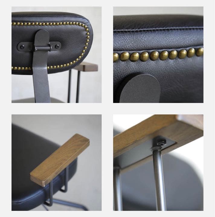 crash gate クラッシュゲート ランド デスクチェア 肘付 ブラック