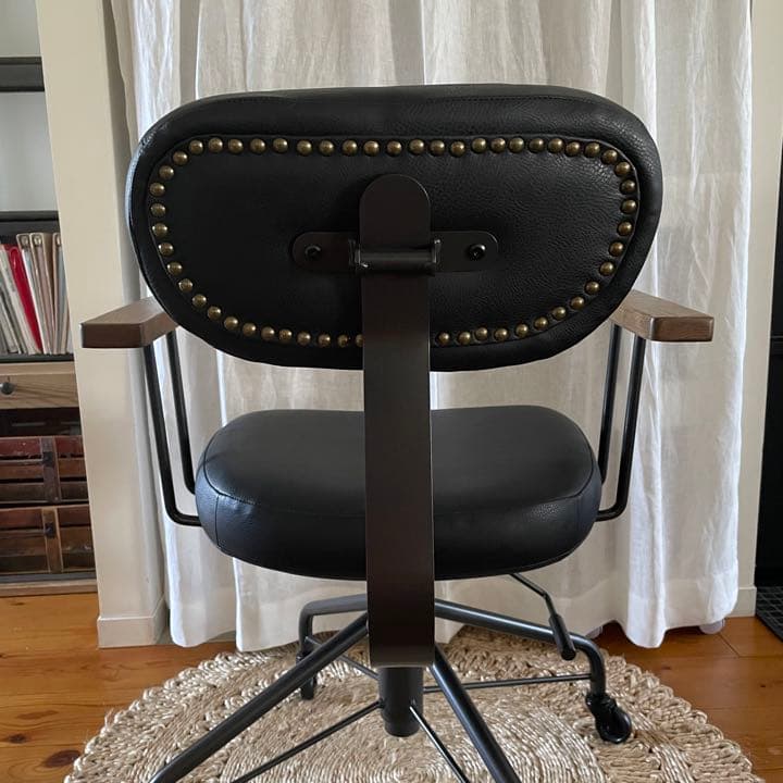 crash gate クラッシュゲート ランド デスクチェア 肘付 ブラック