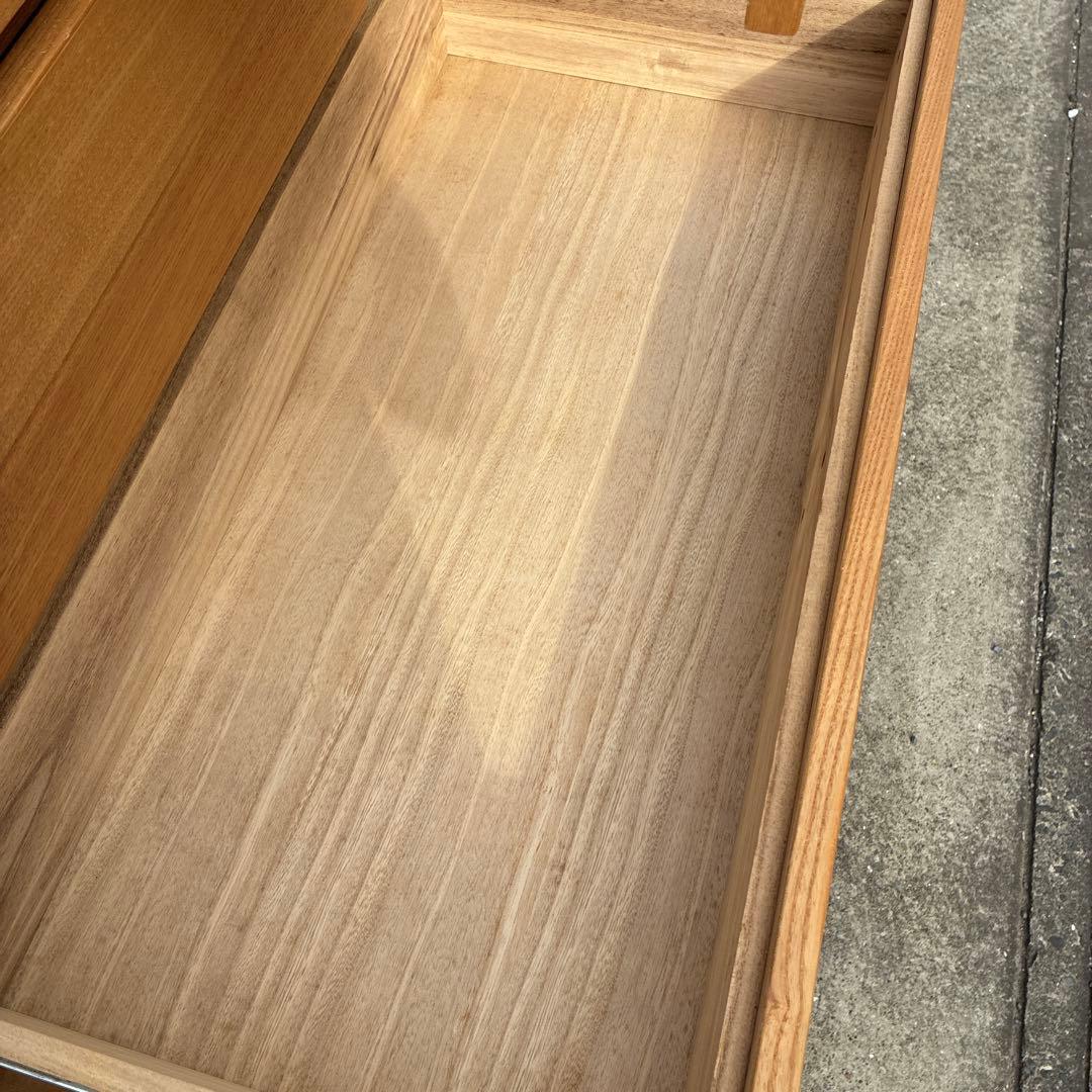 無印良品 タモ材6段チェスト