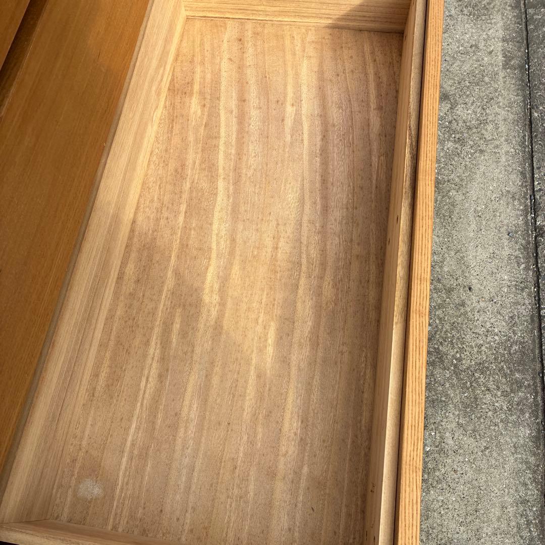 無印良品 タモ材6段チェスト