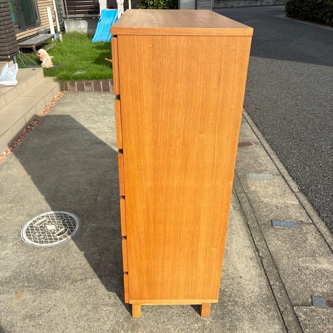 無印良品 タモ材6段チェスト