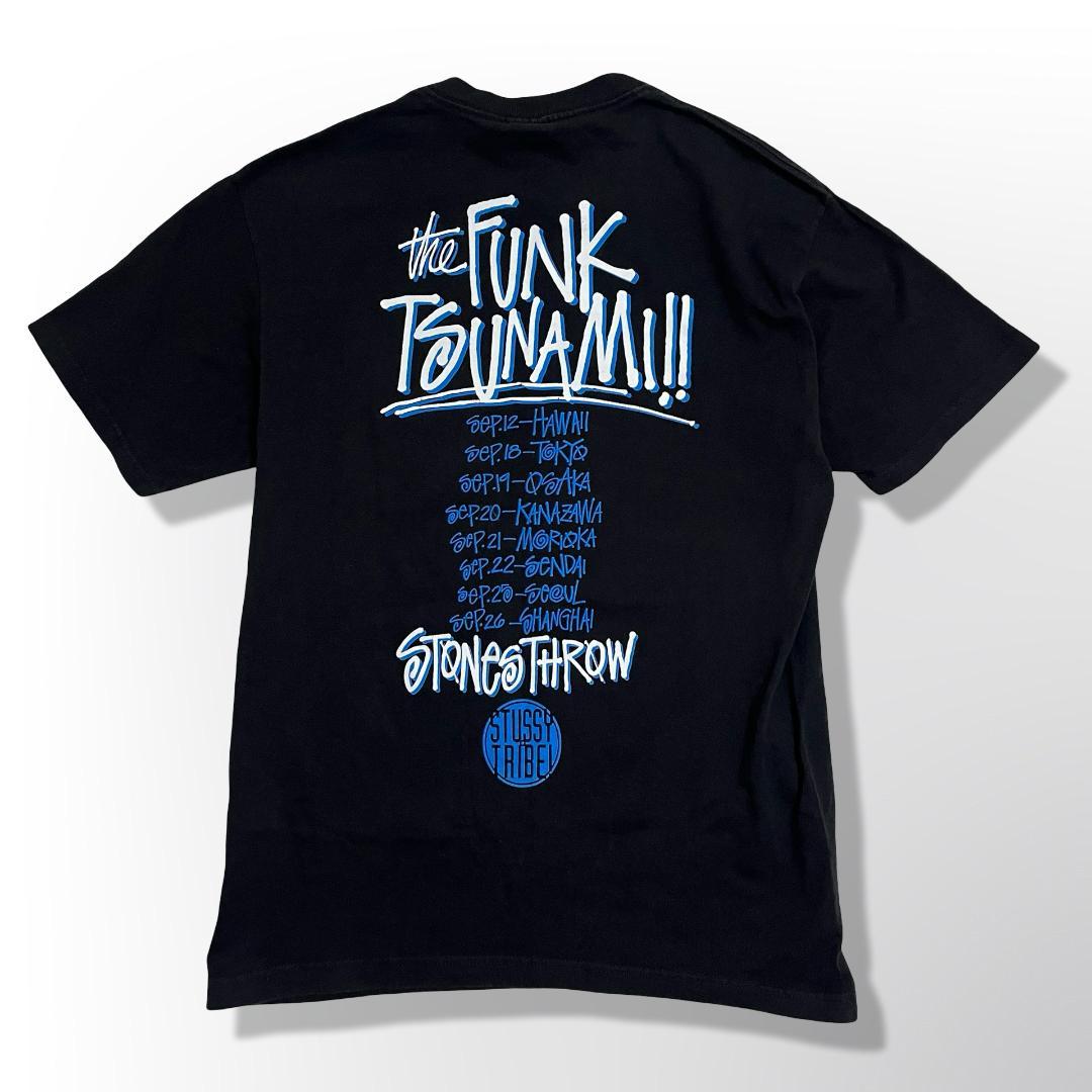 希少コラボ STUSSY Dâm-Funk Stones Throw Tシャツ