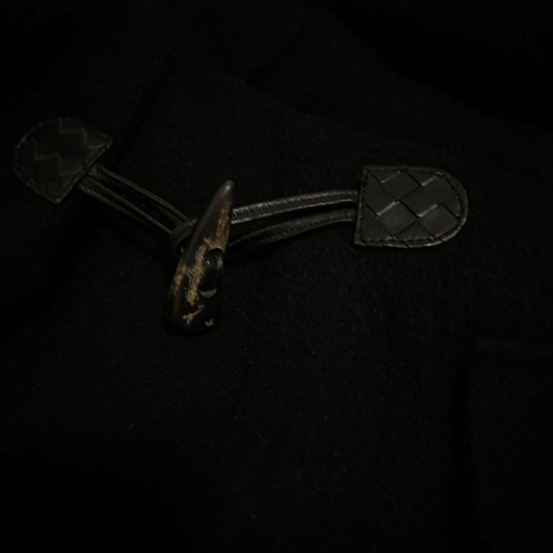 定番 BOTTEGA VENETA カシミヤ混イントレチャートダッフルコート