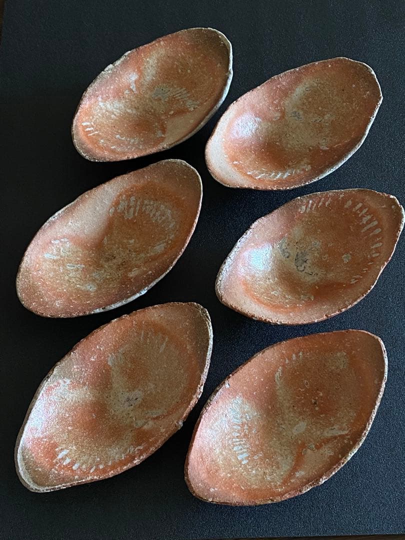 信楽焼　向付（６枚組）　古谷道生　　#2501