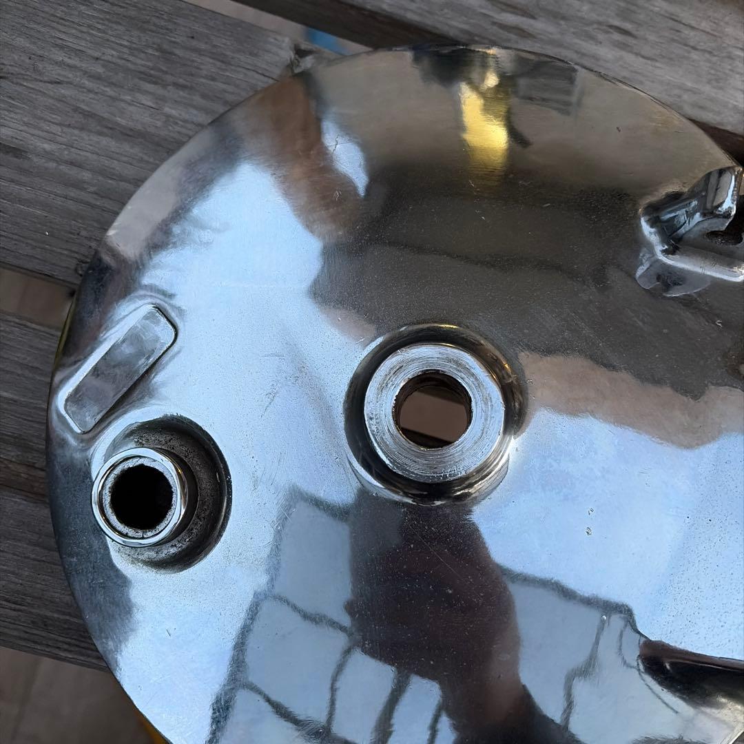 gs400 gt380 ザリ　ゴキ　gs ドラムパネル　メッキ