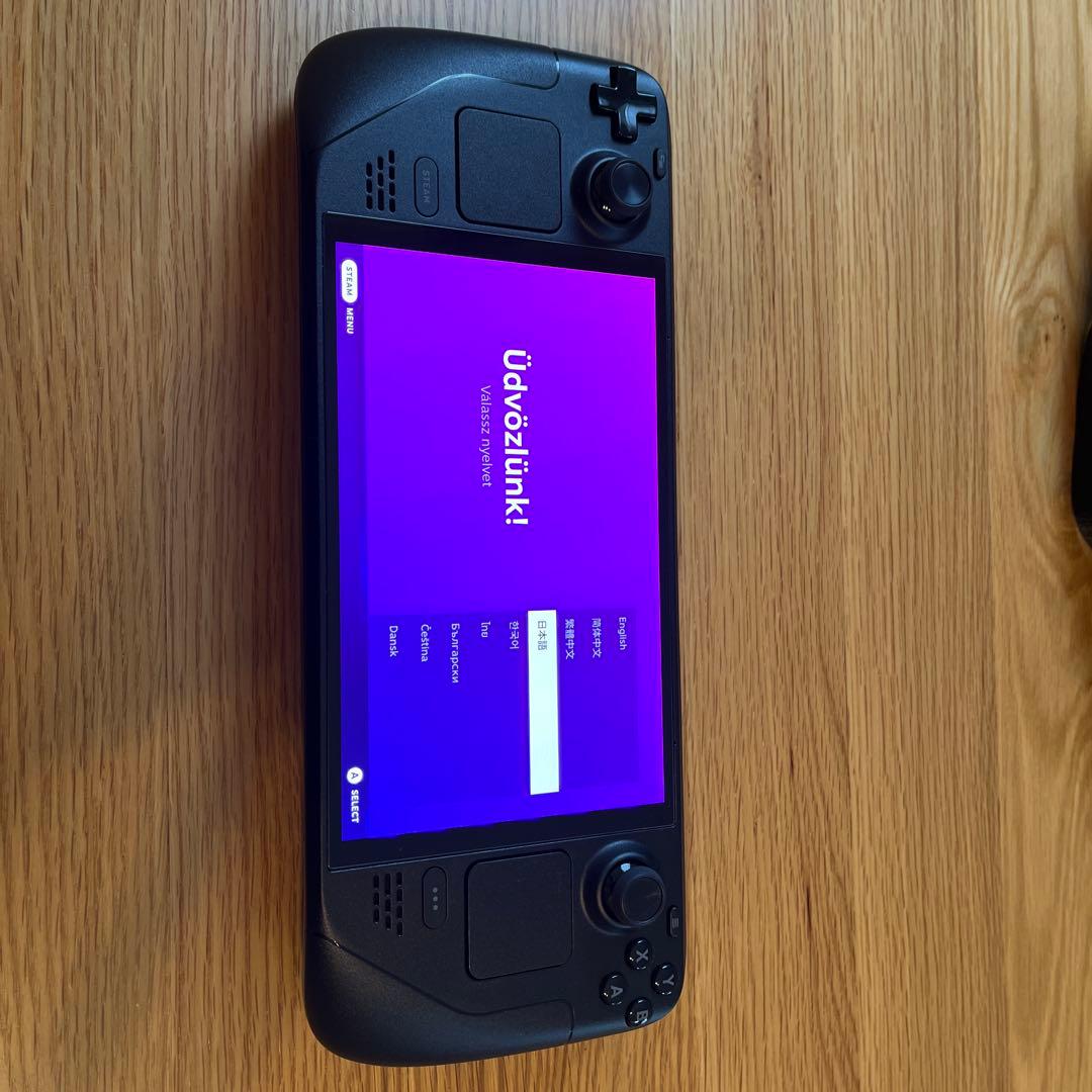 Steam Deck OLED 512GBモデル アダプタ・ケース付・購入証明有