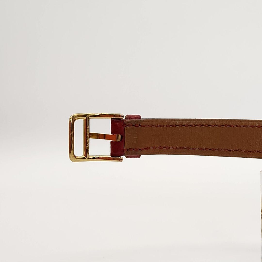 OH済/HERMES エルメス ケリーウォッチ ボルドー × ゴールド