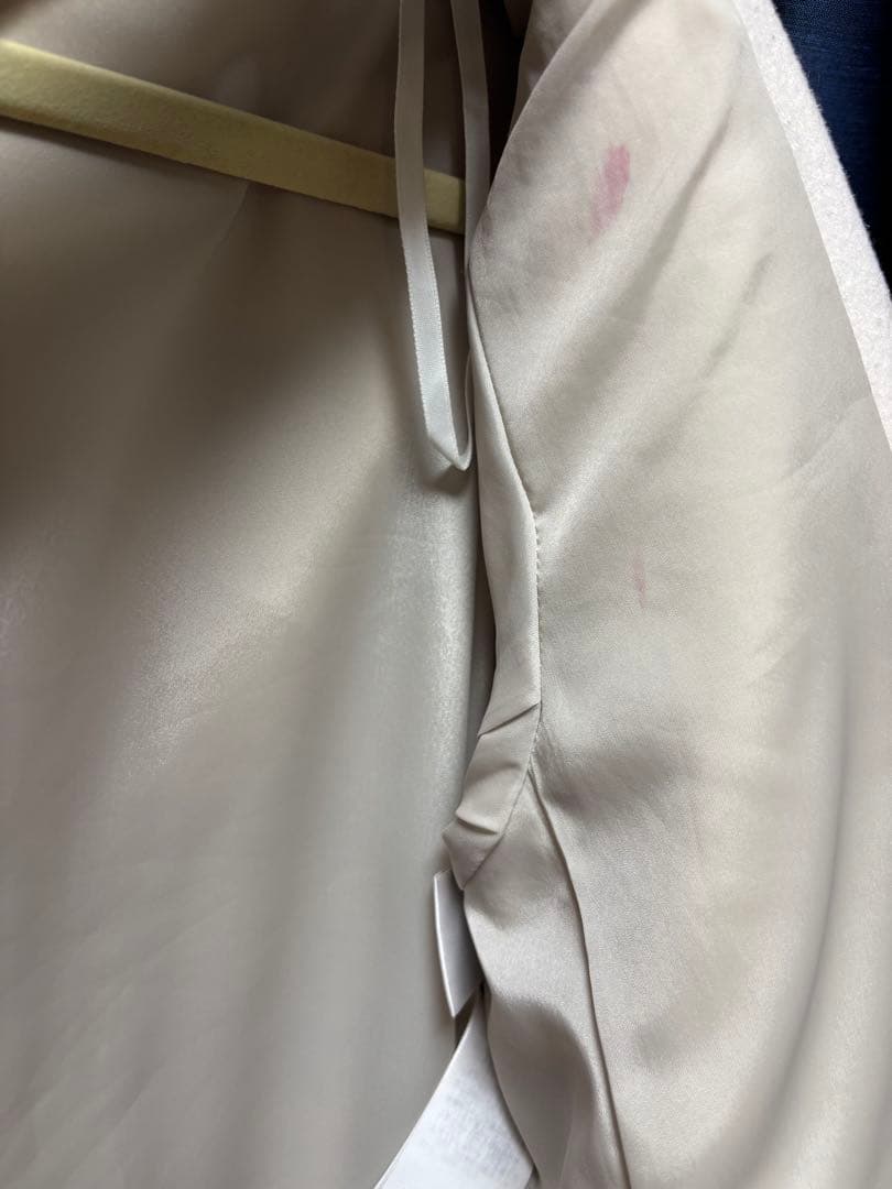 23区Sウールカシミヤビーバー フード付き ショートコート 34 ライトベージュ