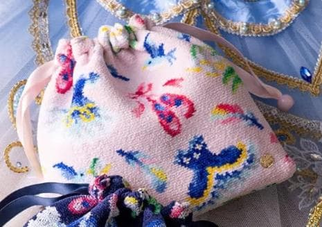 レア　フェイラー　チャコット　コラボ　フロリナ　ハンカチ　×　巾着　セット