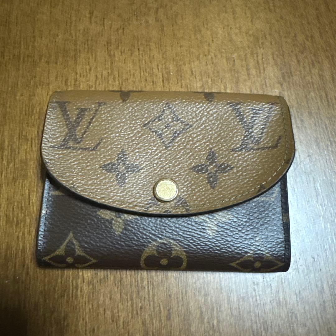 ルイヴィトン　LOUIS VUITTON ポルトモネ　ロザリ　リバース　財布