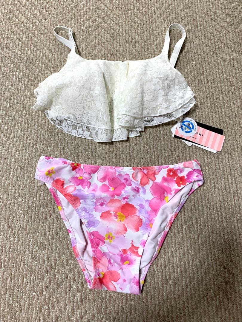 【新品】大きいサイズ　水着　4点セット