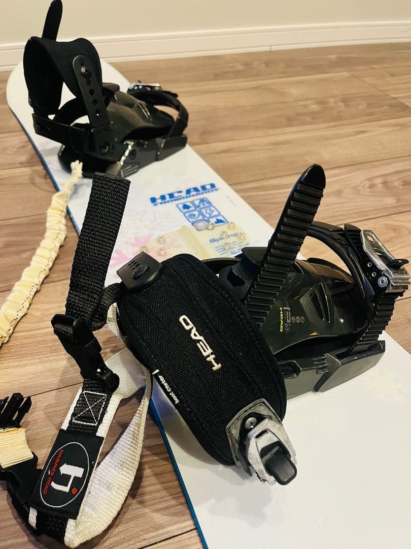 美品HEAD スノーボードビンディングセット カバー付き、ブーツセット