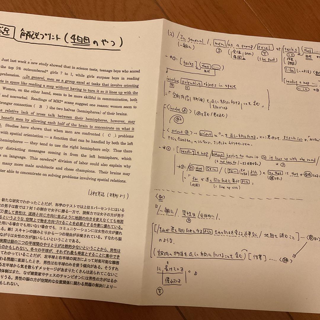 難関国公立大英語【河合塾　香川先生】全5講解答解説プリント付⭐️最新