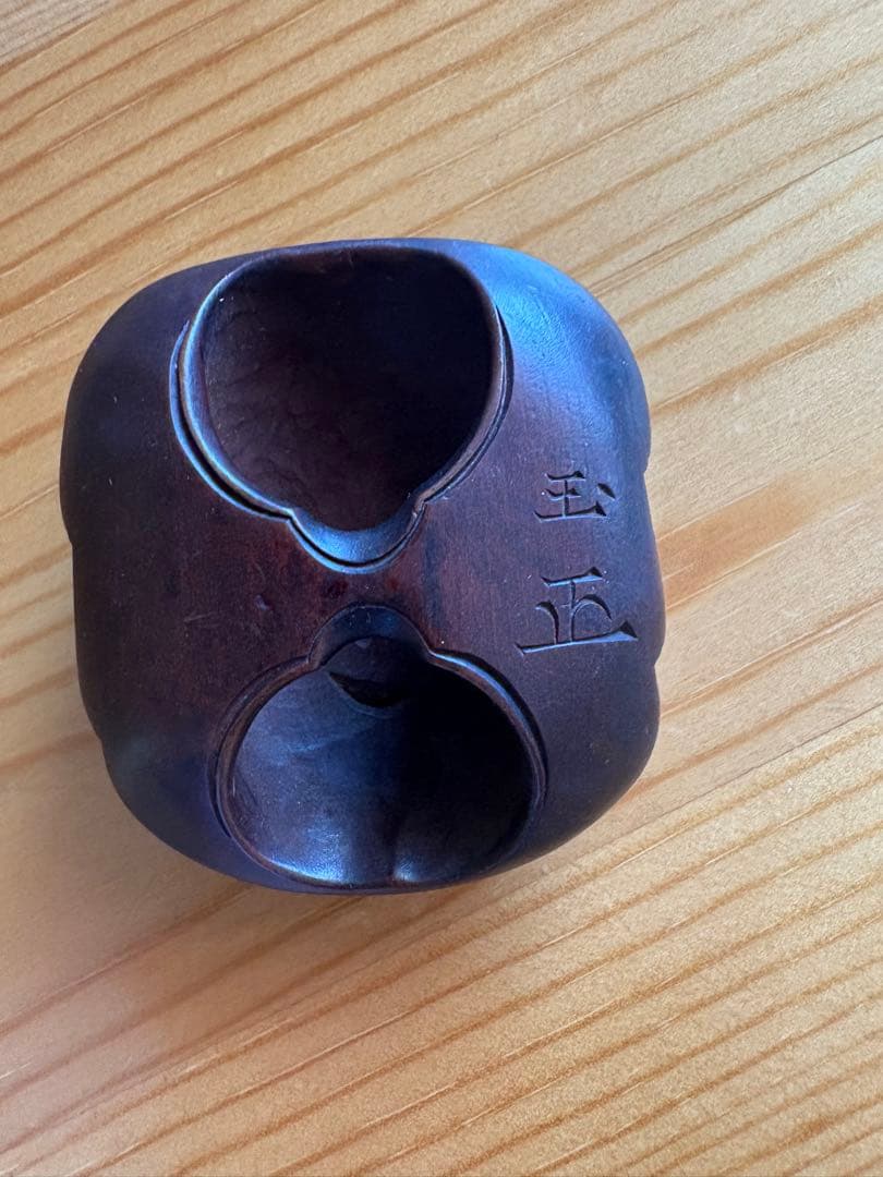 ケ*ト様 根付　髪留め　お多福　希少