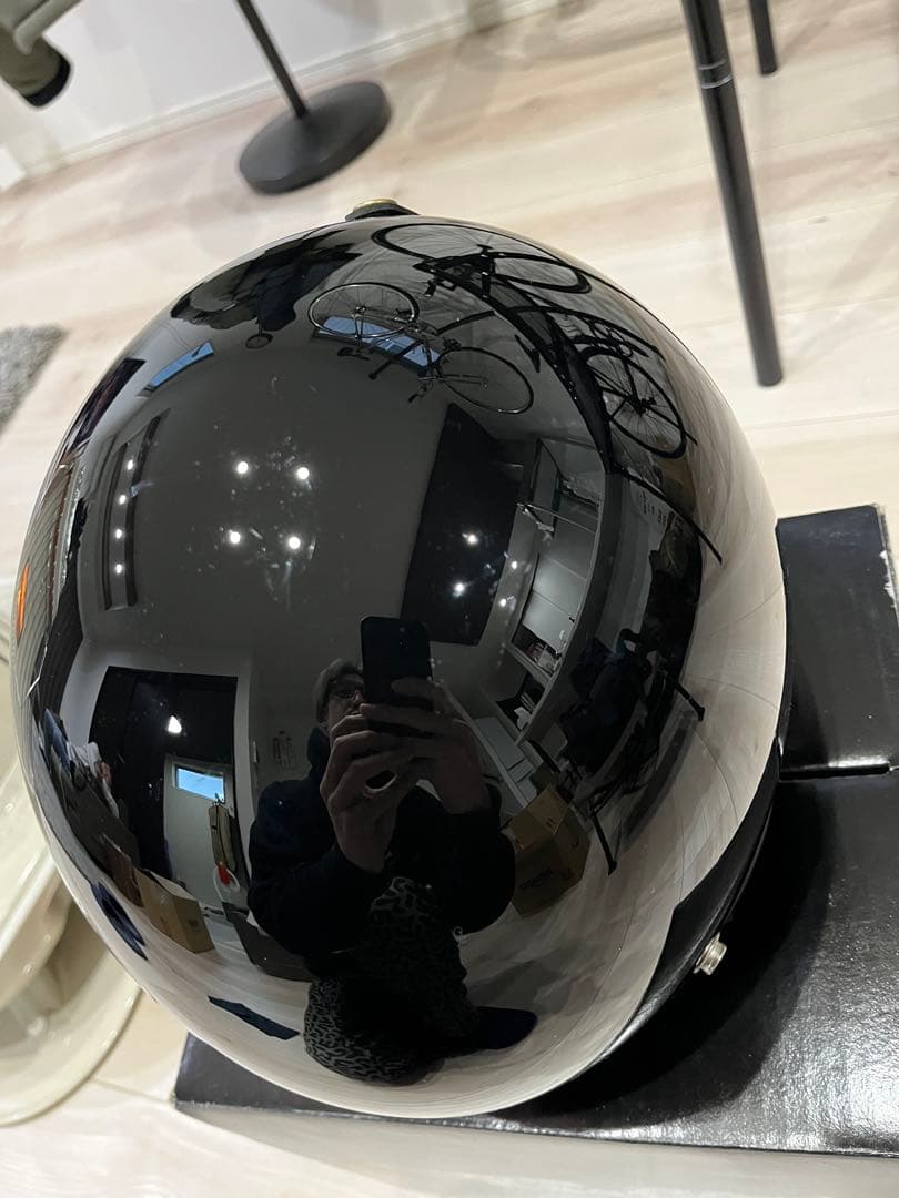 TT&CO スーパーマグナム スタンダード ブラック ジェットヘルメット 箱付き