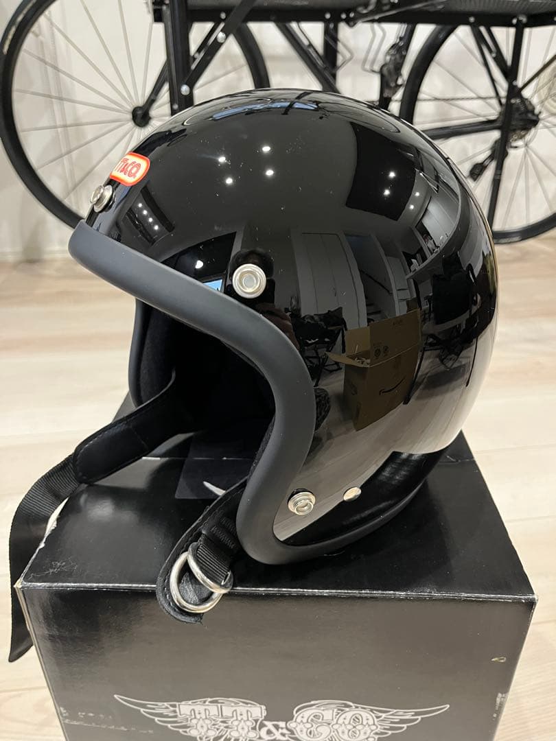 TT&CO スーパーマグナム スタンダード ブラック ジェットヘルメット 箱付き