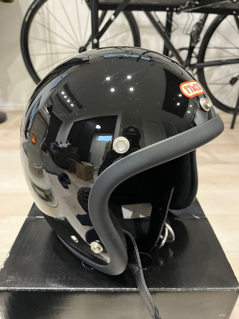 TT&CO スーパーマグナム スタンダード ブラック ジェットヘルメット 箱付き