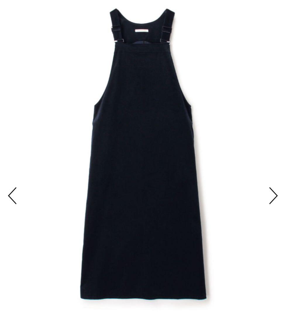 クリスマスお値下げGALERIE VIE コーデュロイジャンパースカートネイビー