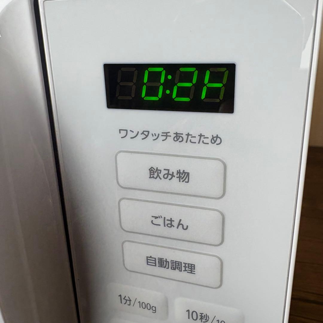 【美品】アイリスオーヤマ 電子レンジ KMB-F186-W 2024年製