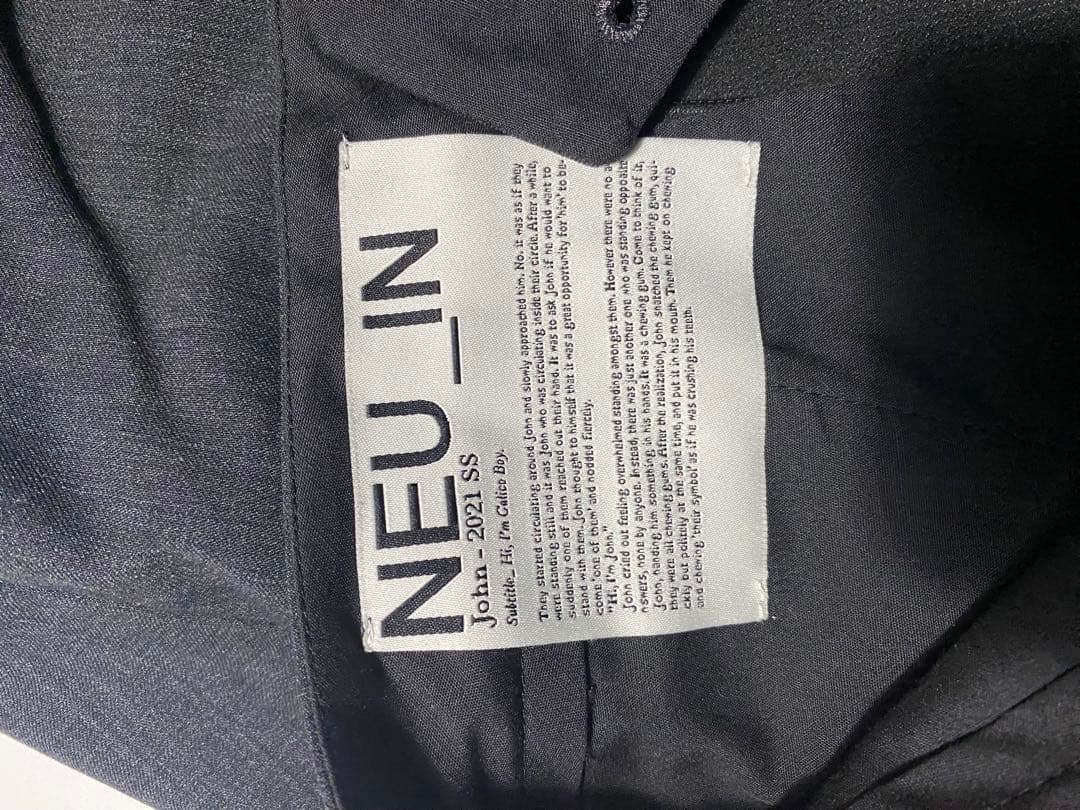 NEU_IN (ニューイン) 2021ss 変形スラックス パンツ M 韓国