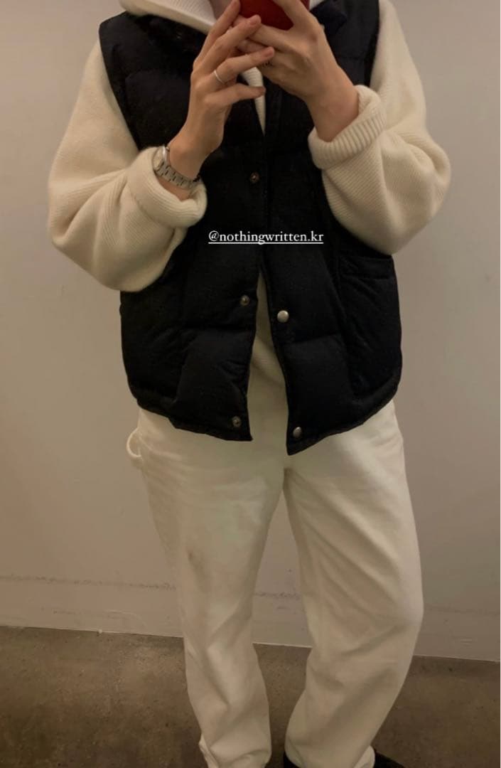 Nothing written ダウン　ベスト