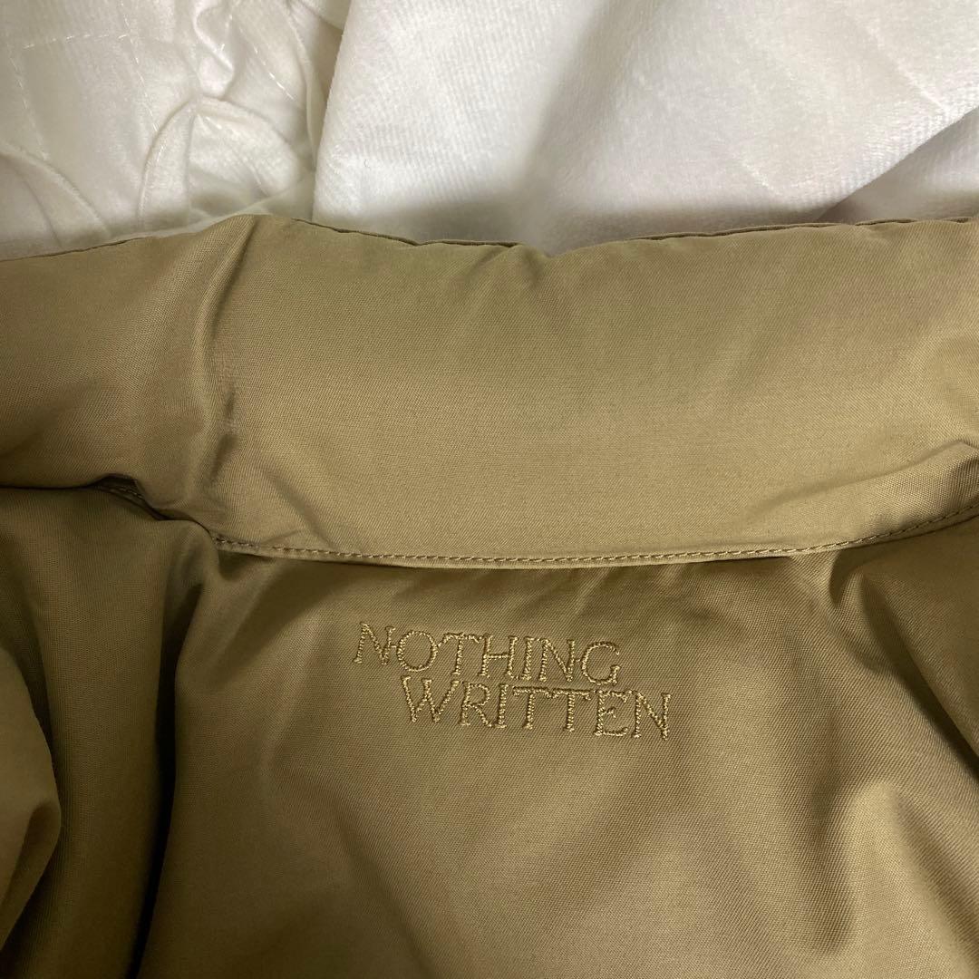 Nothing written ダウン　ベスト