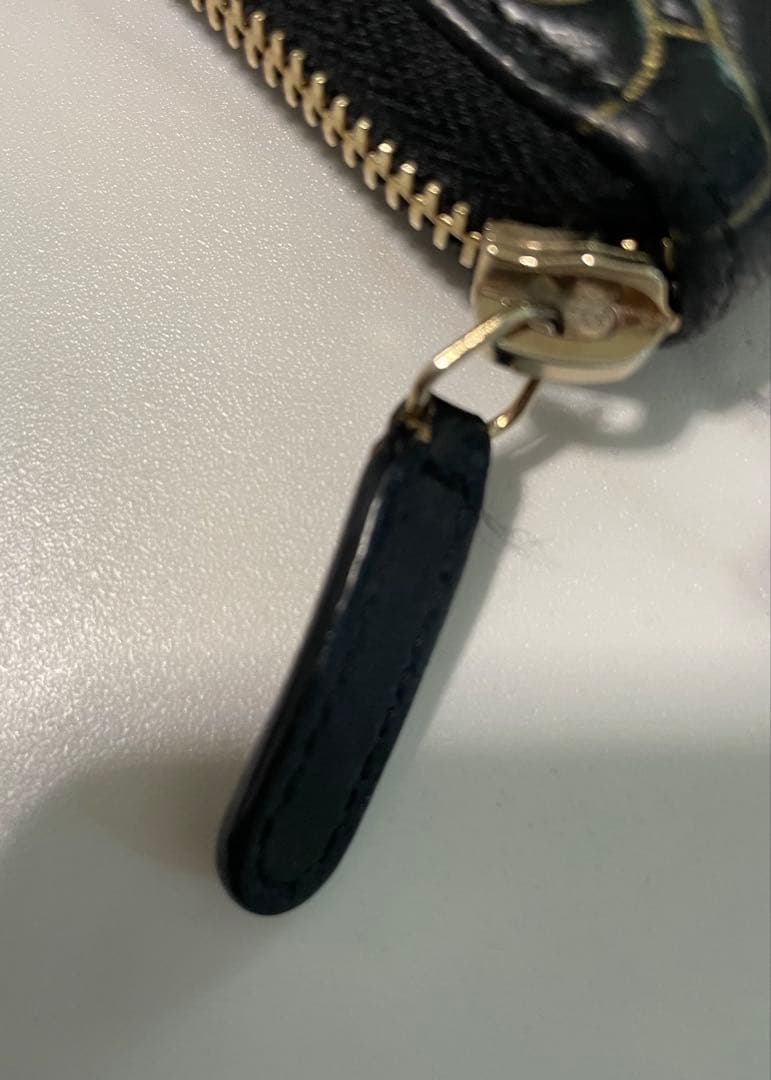 美品　CHANEL カメリア　長財布