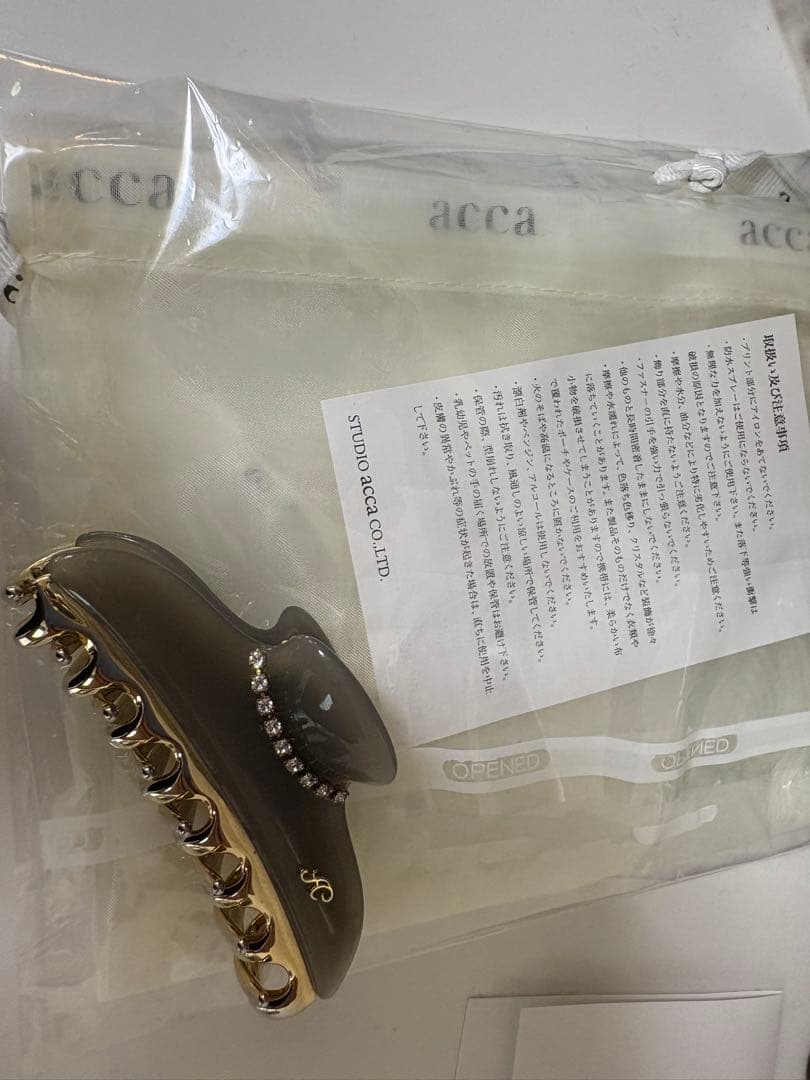 acca ニューコラーナ クリップ Mサイズ　袋　説明書