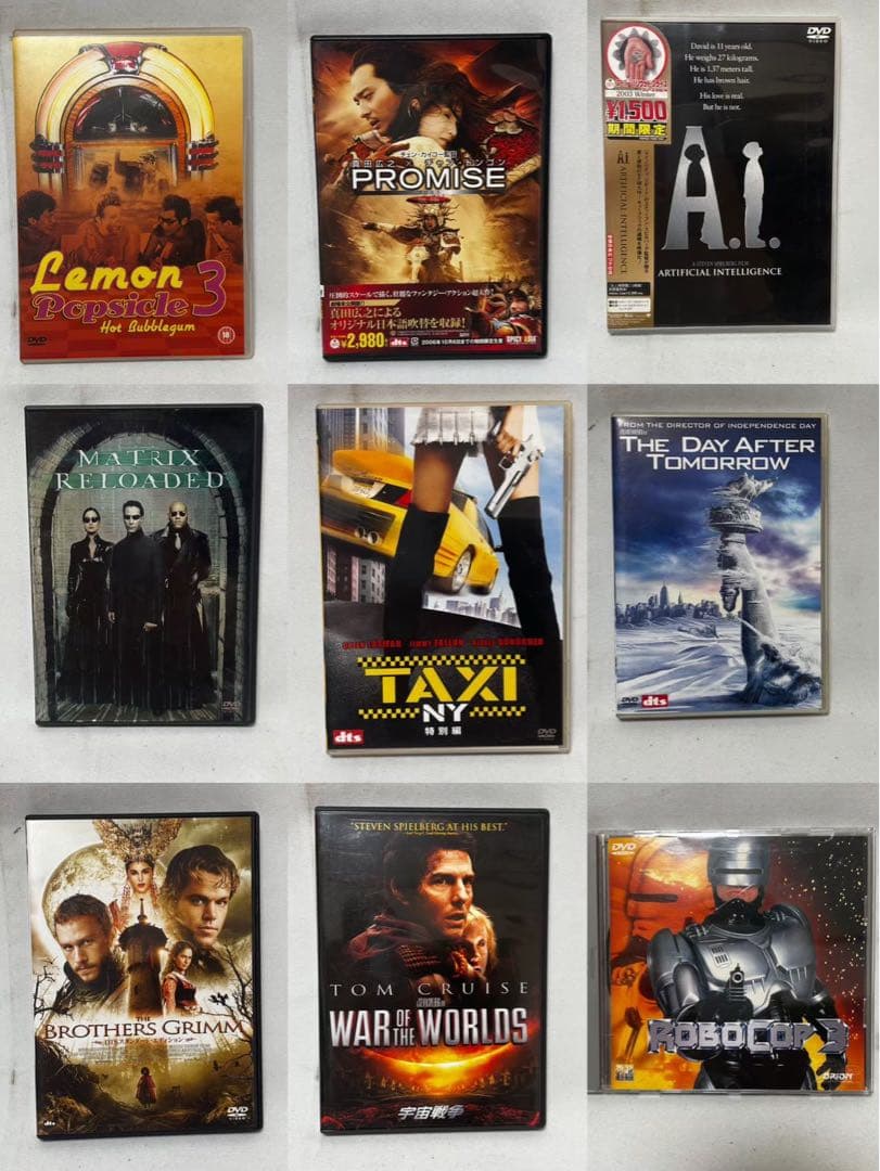 約100枚　超大量DVDまとめ お笑い 映画 ディズニー ライブ ジブリ 歌手