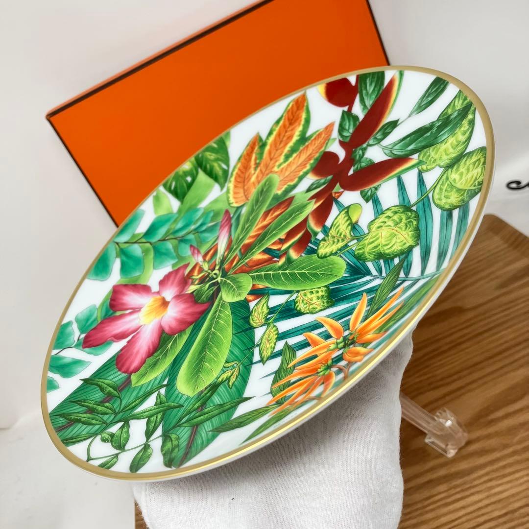 エルメス　パシフォリア　デザートプレート　No.1,2 2枚組　箱付き