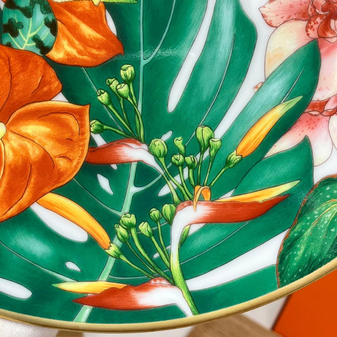 エルメス　パシフォリア　デザートプレート　No.1,2 2枚組　箱付き