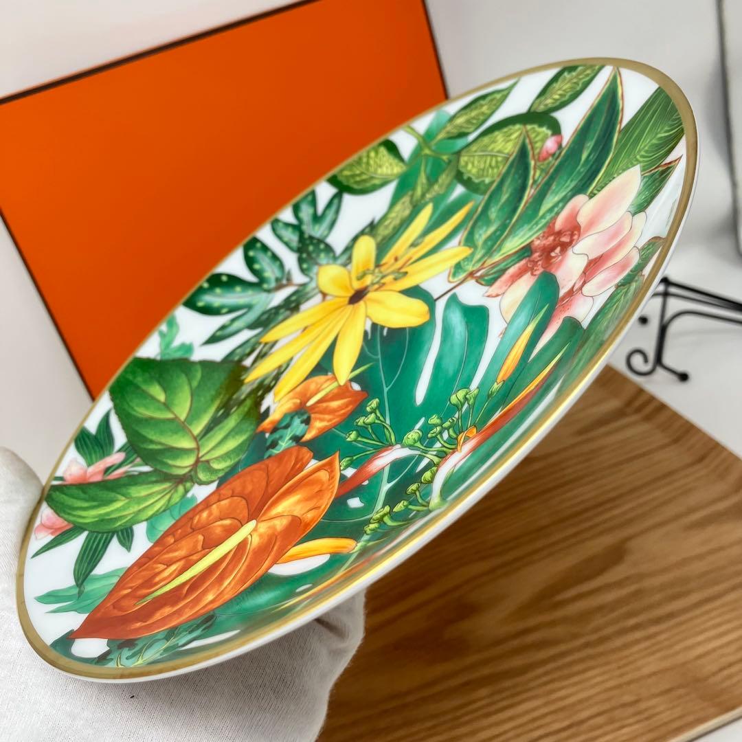 エルメス　パシフォリア　デザートプレート　No.1,2 2枚組　箱付き