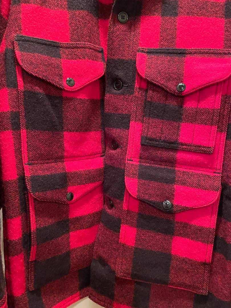 C.C. FILSON CO. ウールジャケット 赤黒チェック