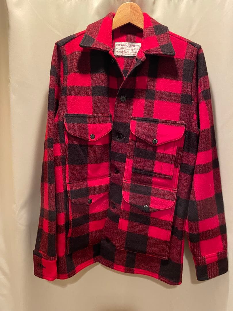 C.C. FILSON CO. ウールジャケット 赤黒チェック