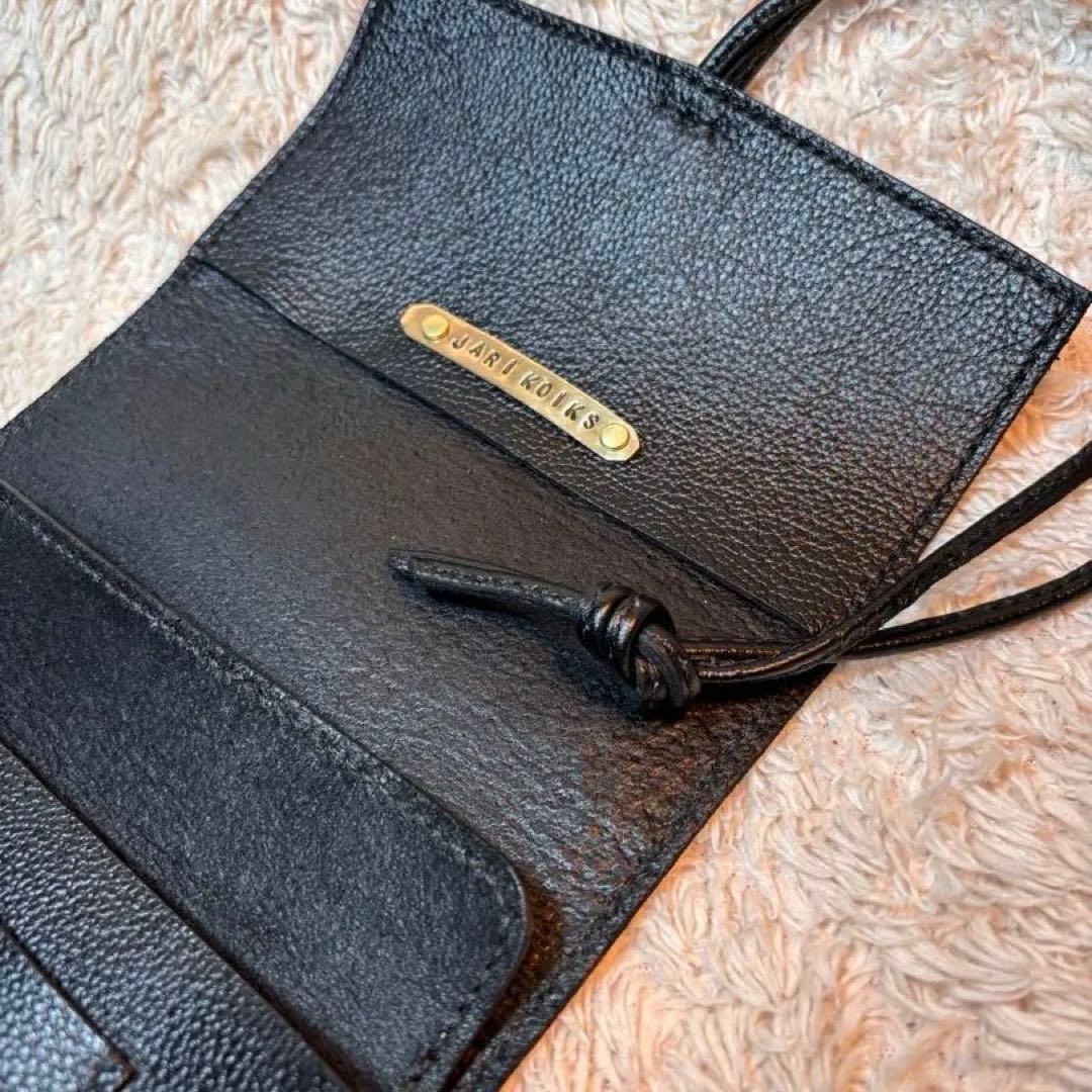 ◎ロールアップ三つ折りレザーシャグポーチ◎