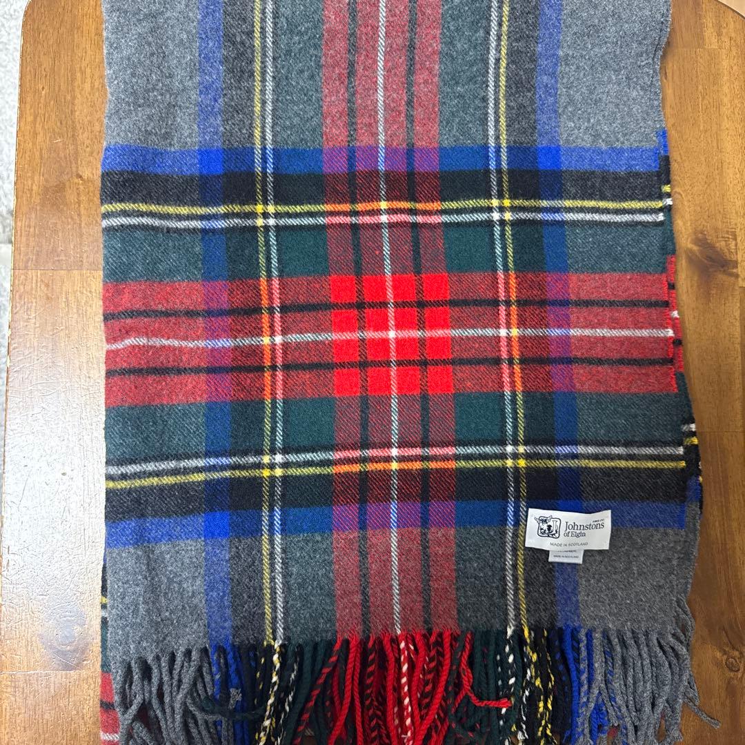 JOHNSTONS別注ジャーナルスタンダード大判ストール 美品