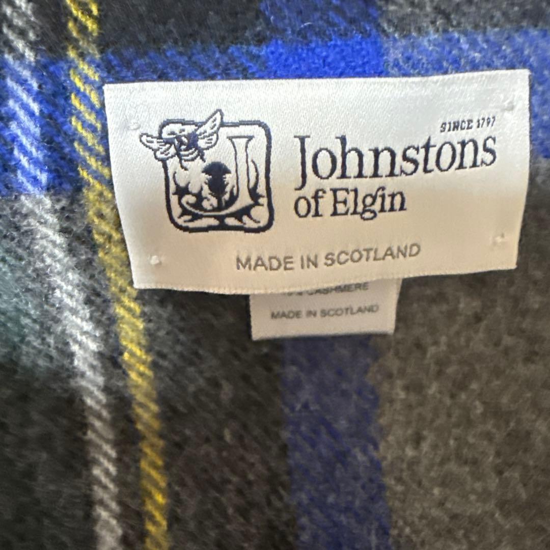 JOHNSTONS別注ジャーナルスタンダード大判ストール 美品