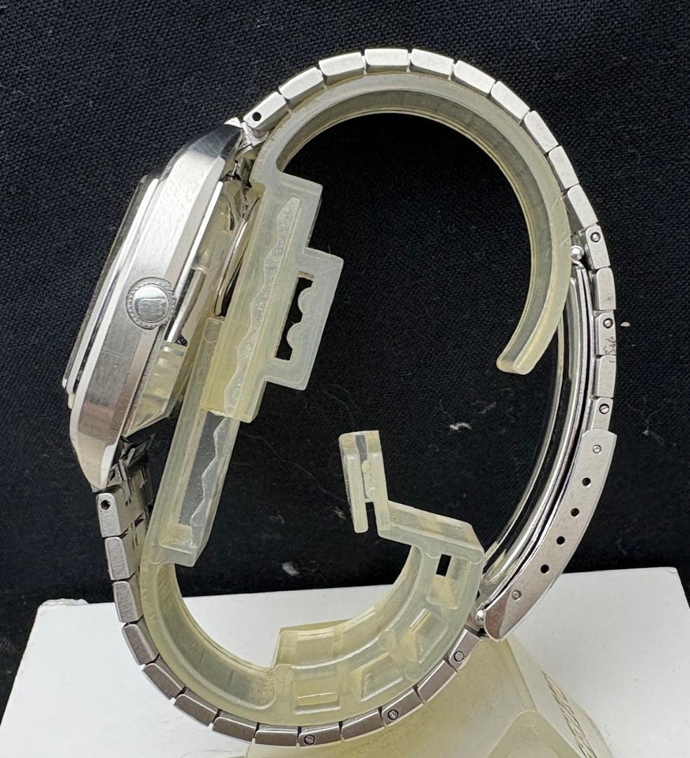 758/美品 稼働 74年 セイコー QZ オールド クオーツ 0923 タンク