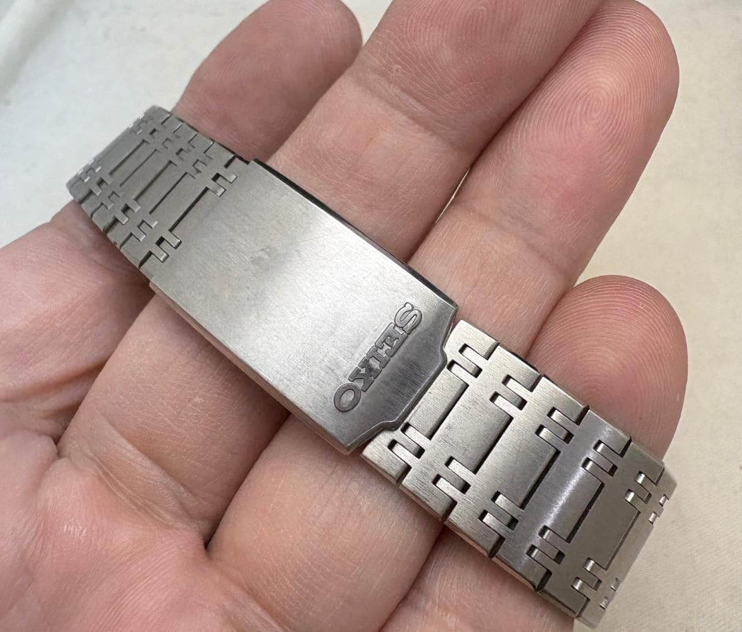 758/美品 稼働 74年 セイコー QZ オールド クオーツ 0923 タンク