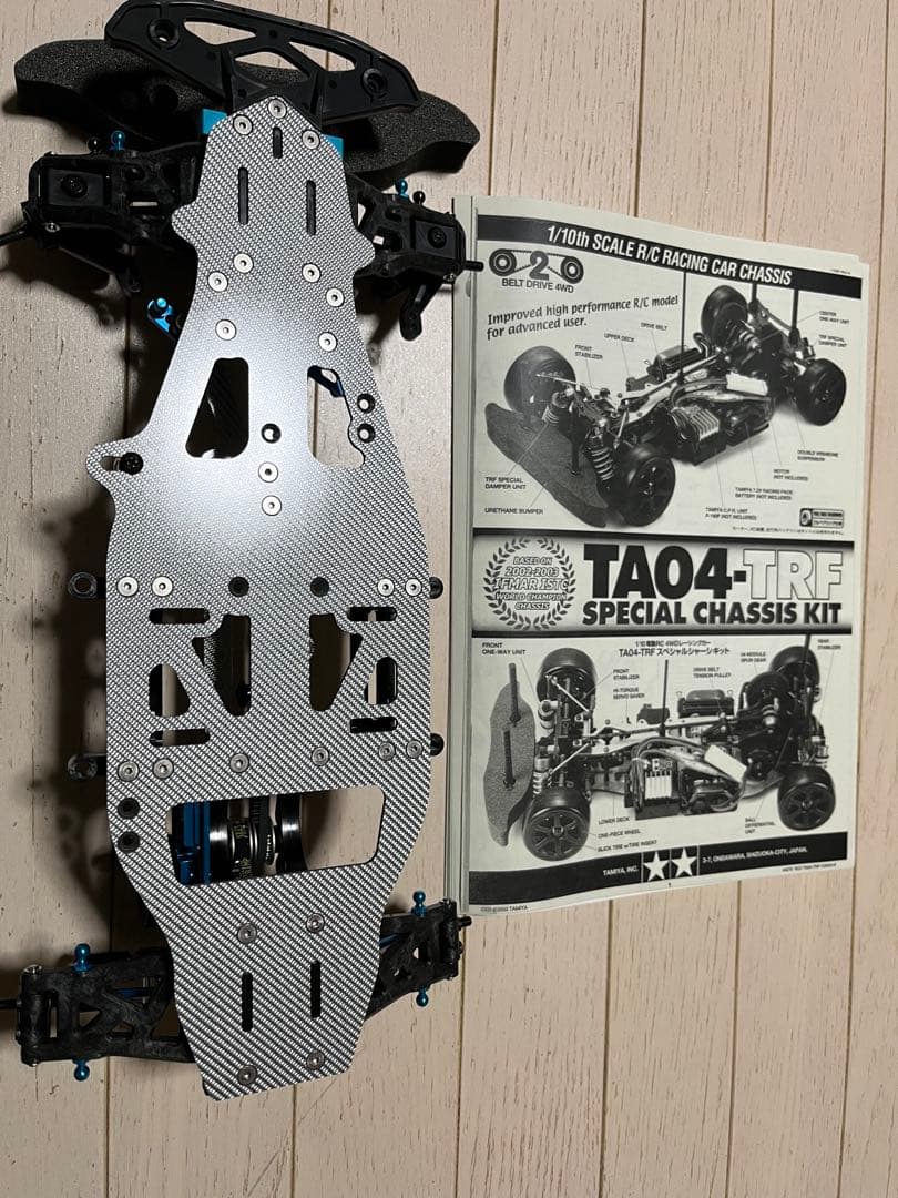 タミヤ1/10 TA04-TRF 組立途中(キットではありません)