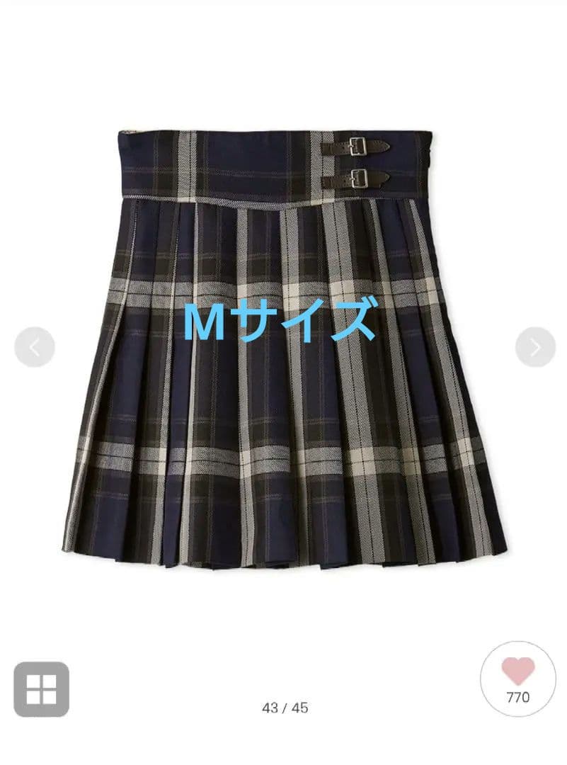 実物写真掲載 即完 Mサイズ SNIDEL 新品タグ付 プリーツスカショーパン