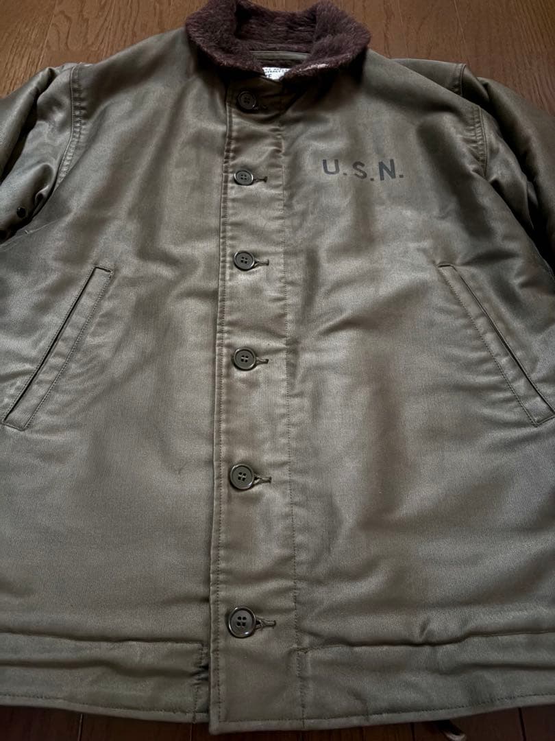 美品36！MASH N-1 JKT 40's実物TALON社製ジッパー