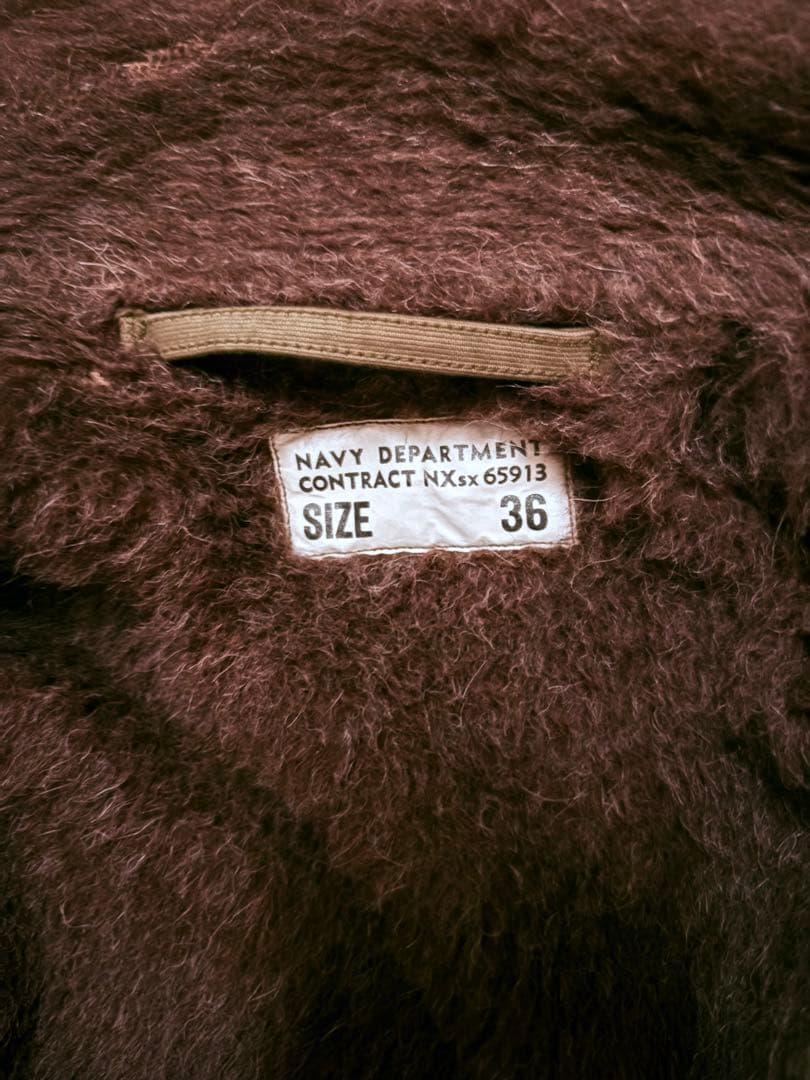 美品36！MASH N-1 JKT 40's実物TALON社製ジッパー